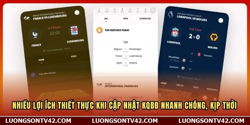 Nhiều lợi ích thiết thực khi cập nhật KQBĐ nhanh chóng, kịp thời